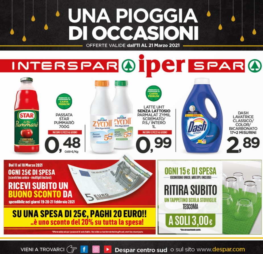 Offerte Volantino Inter e iper Spar