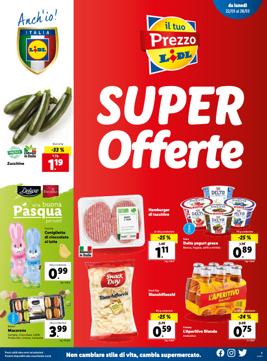 VOLANTINO LIDL SUPER OFFERTE