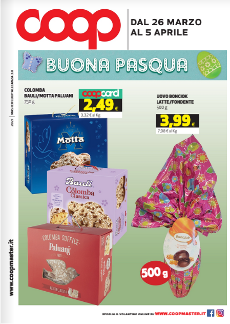 COOP VOLANTINO BUONA PASQUA