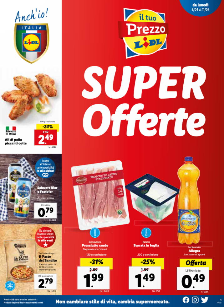 SUPER OFFERTE LIDL