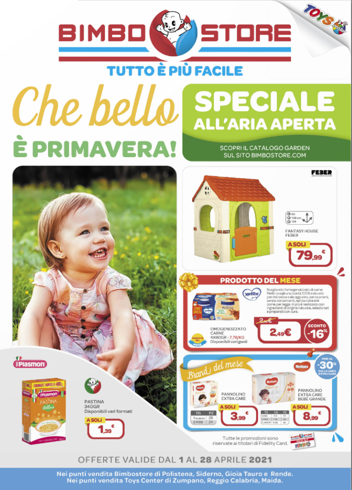 OFFERTE VOLANTINO BIMBOSTORE