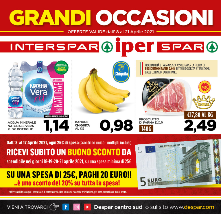 INTERSPAR e IPERSPAR NUOVE OFFERTE