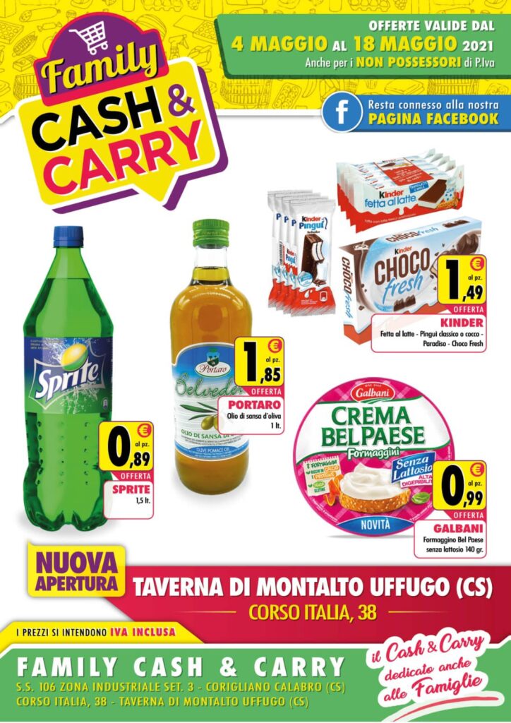 Nuovo Volantino Family cash&carry