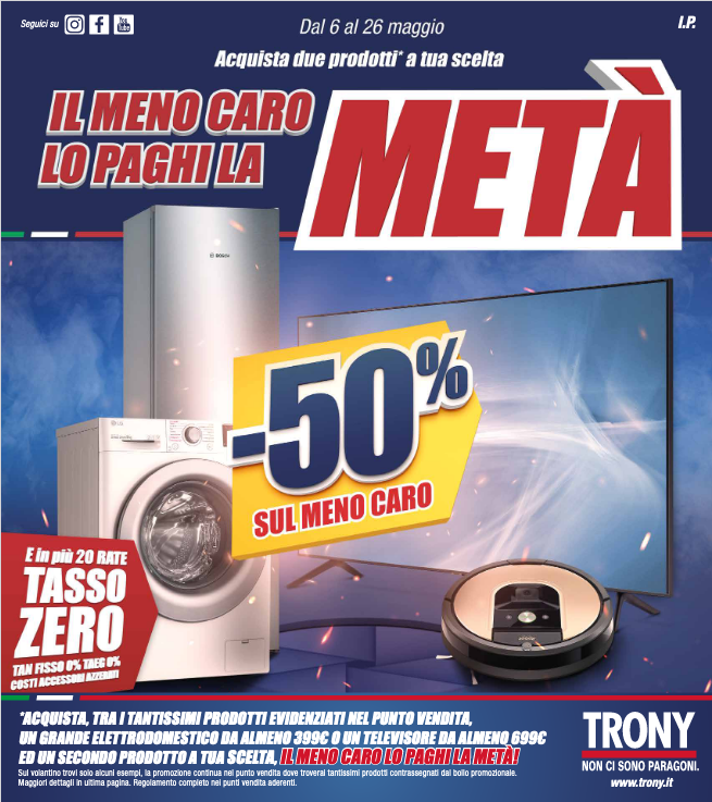 Trony il meno caro lo paghi la metà
