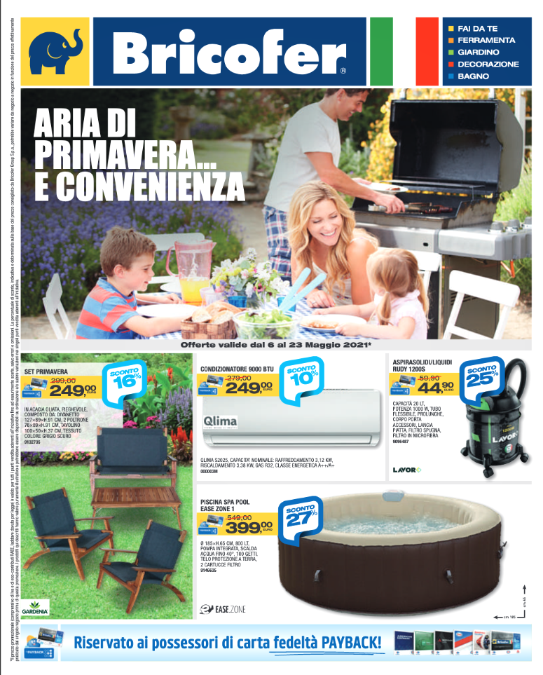 Volantino Bricofer Aria di Primavera