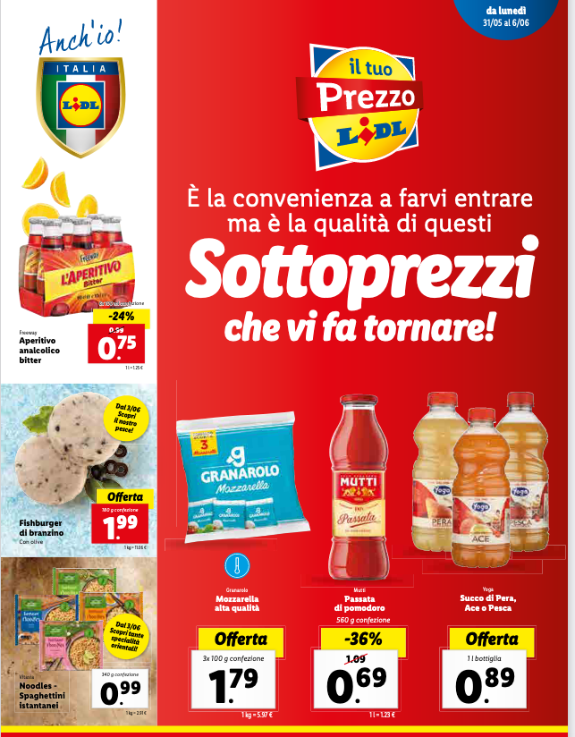 SOTTOPREZZI LIDL