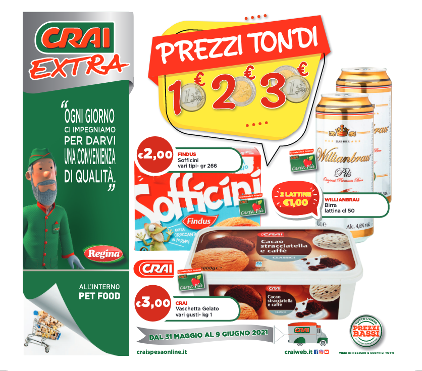 Volantino CRAI Prezzi Tondi!!