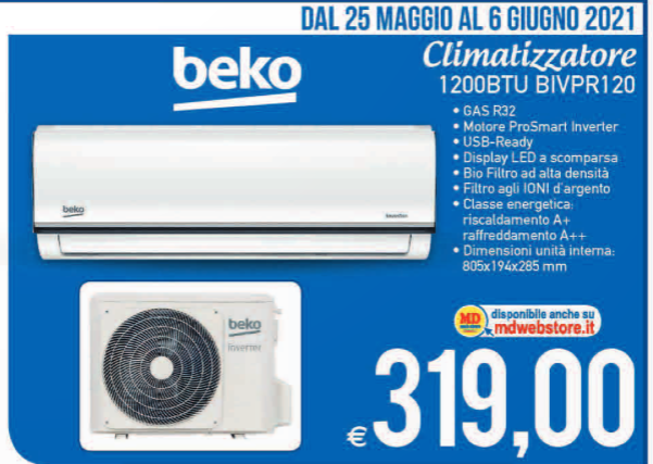 MD Climatizzatore beko a 319€