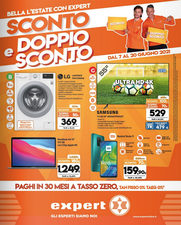 Expert Sconto e Doppio Sconto