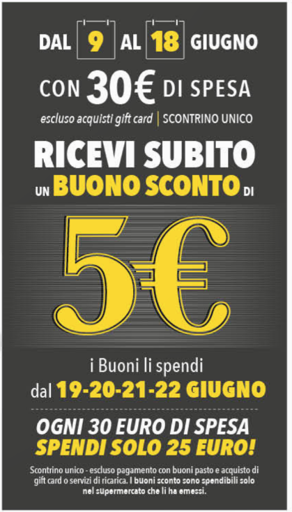 Supermercati dok Buono Sconto da 5€