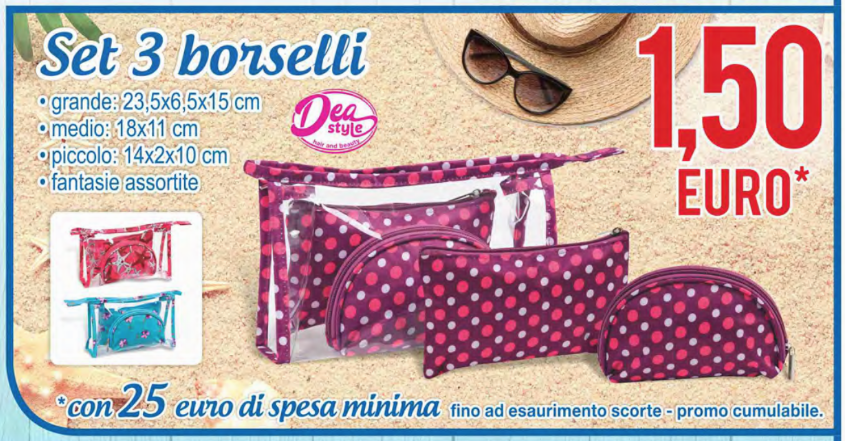 MD SET 3 BORSELLI A 1,50€