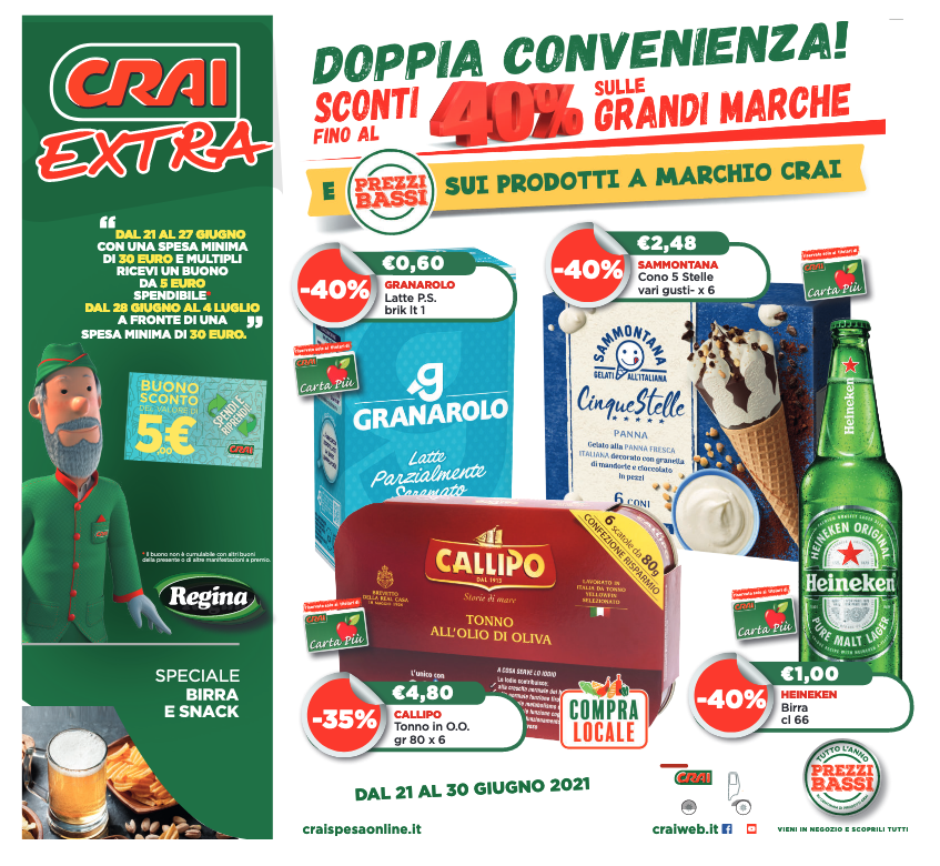 CRAI Sconti fino al 40%