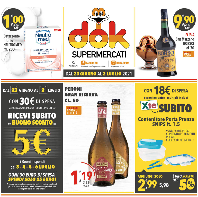 Nuovo Volantino dok Buono Sconto da 5€