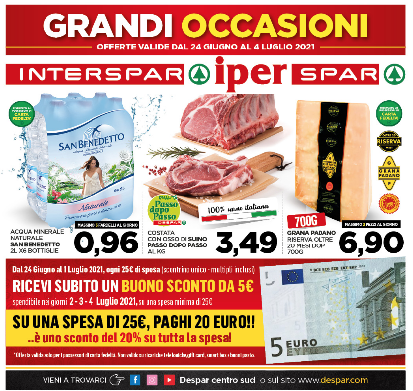 INTERSPAR e IPERSPAR GRANDI OCCASIONI
