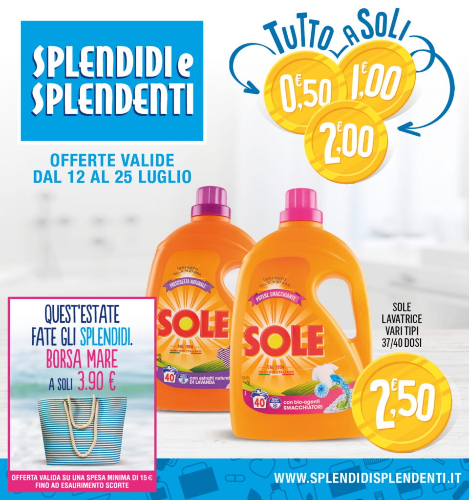 Splendidi e Splendenti Tutto a soli 0,50€ -1€ e 2€