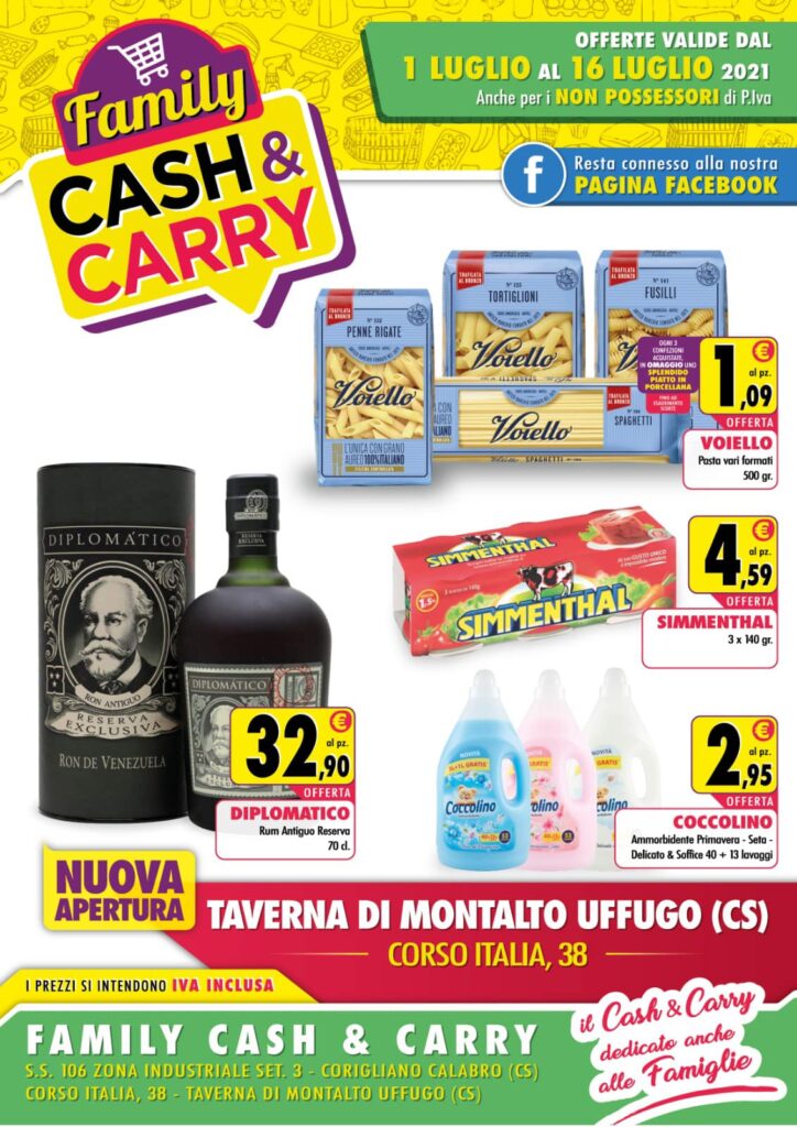 Volantino Family Nuova Apertura a Montalto!!