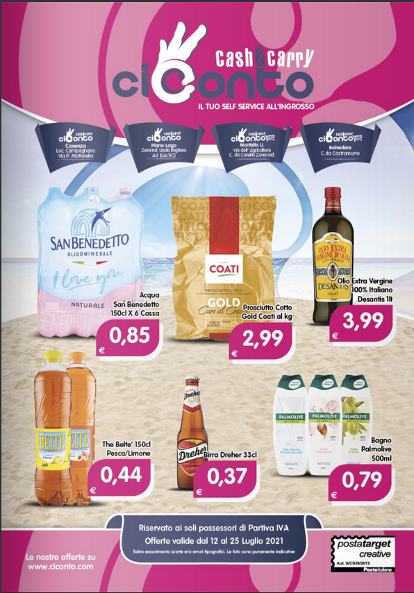 NUOVE OFFERTE VOLANTINO CICONTO