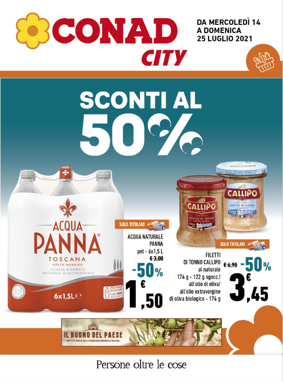 CONAD city SCONTI AL 50%