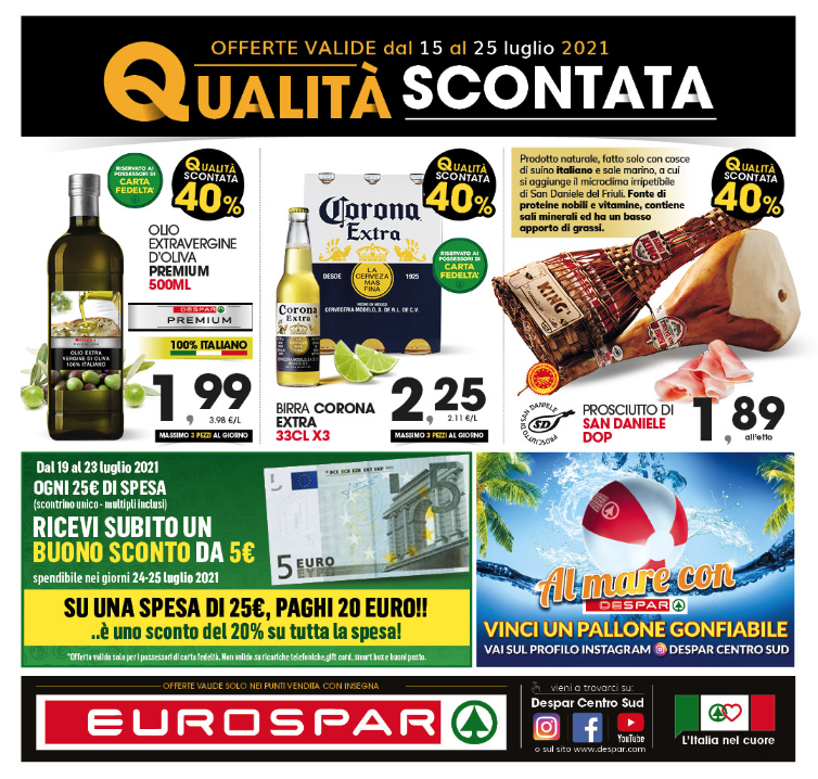 Volantino Eurospar Qualità Scontata