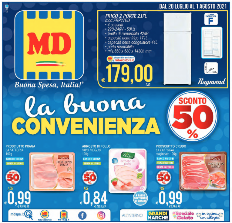 Nuovo Volantino MD SCONTO 50%