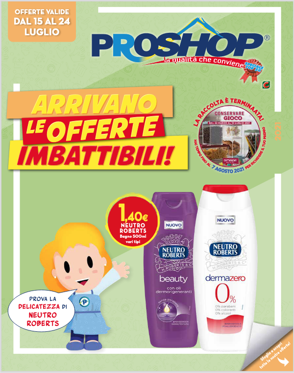 PROSHOP ARRIVANO LE OFFERTE IMBATTIBILI