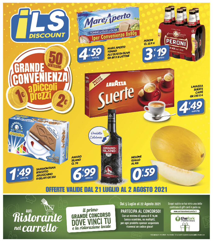 VOLANTINO ILS discount Tanti prodotto0 a 0,50€, 1€ e 2€