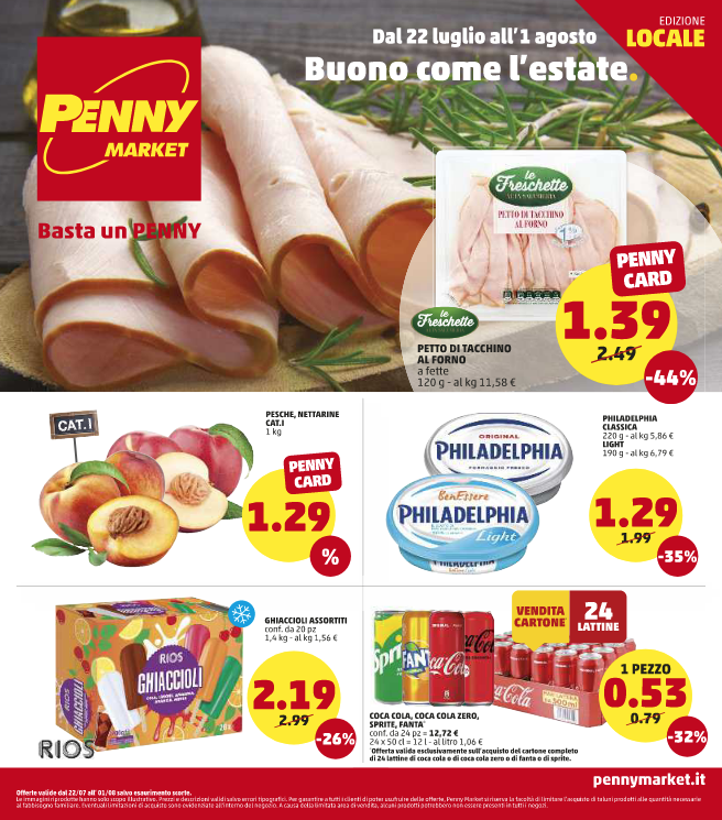 Volantino Penny Buono come l'estate