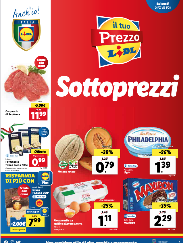 Nuovo Volantino LIDL SOTTOPREZZI