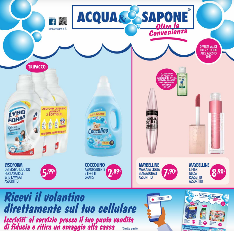 Offerte Nuovo Volantino Acqua&Sapone
