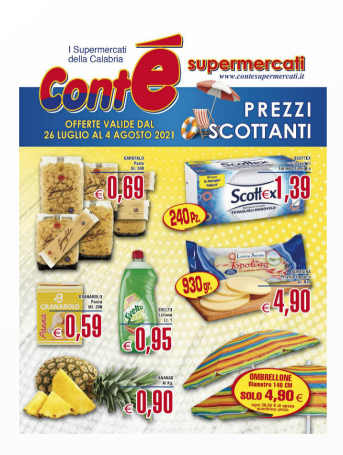 Volantino Contè Prezzi Scottanti