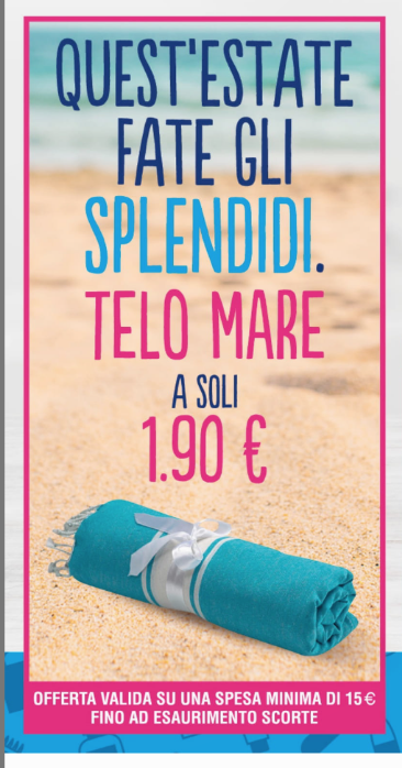 SPLENDIDI SPLENDENTI TELO MARE a 1,90€