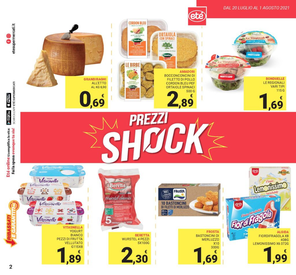 Volantino Etè Prezzi Shock
