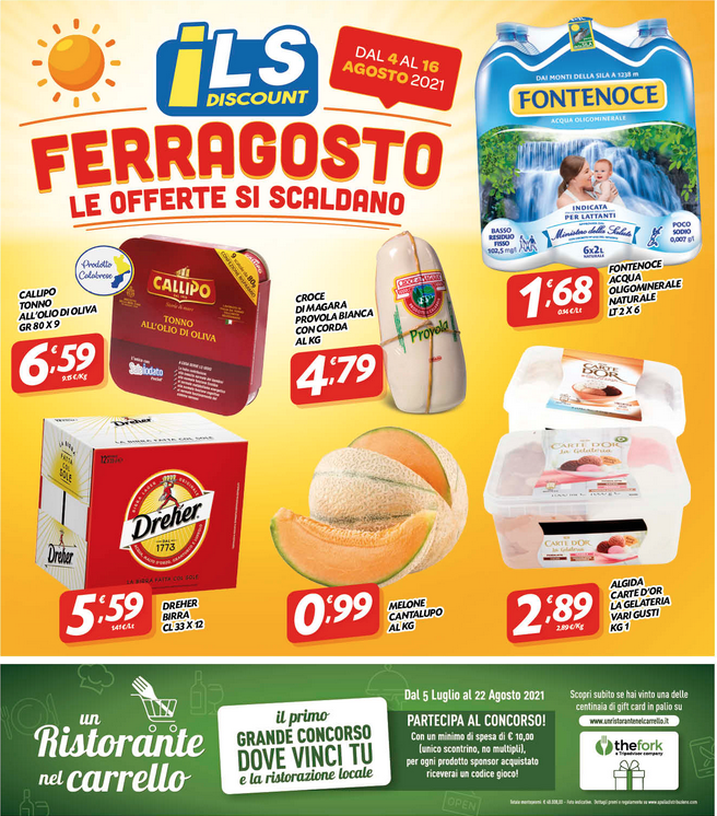 Volantino ILS Ferragosto le Offerte Si Scaldano