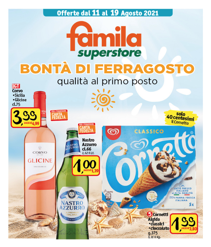 Famila Bontà di Ferragosto
