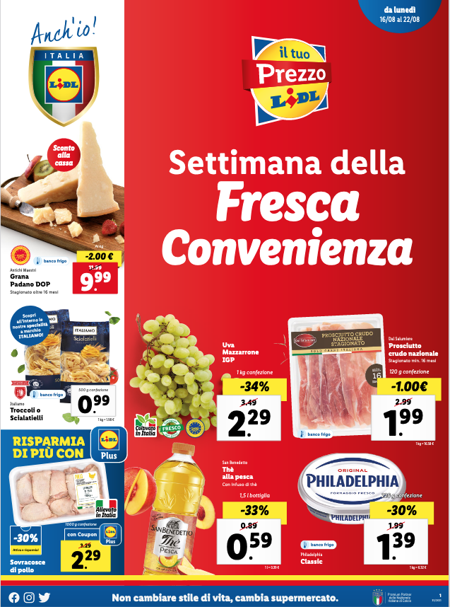 Lidl Settimana della fresca convenienza