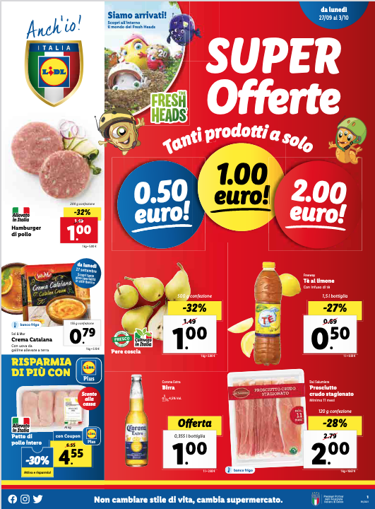 LIDL Tanti Prodotti a Solo 0,50€, 1€ e 2€
