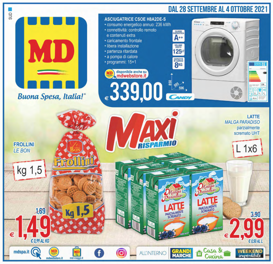 Volantino MD fino al 4 Ottobre
