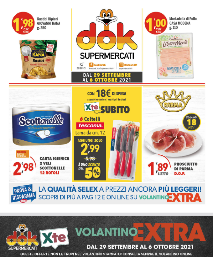 Nuove Offerte dok fino al 6 Ottobre