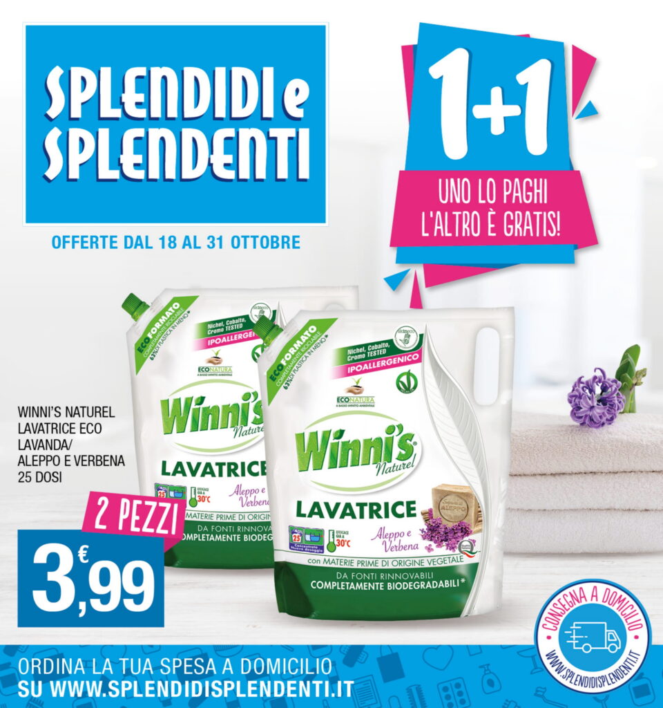 NUOVE OFFFERTE SPLENDIDI SPLENDENTI FINO AL 31 OTTOBRE