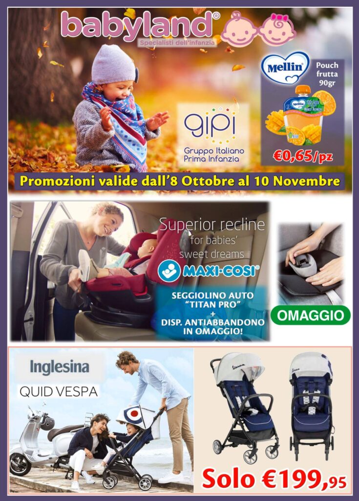 Volantino Babyland fino al 10 Novembre