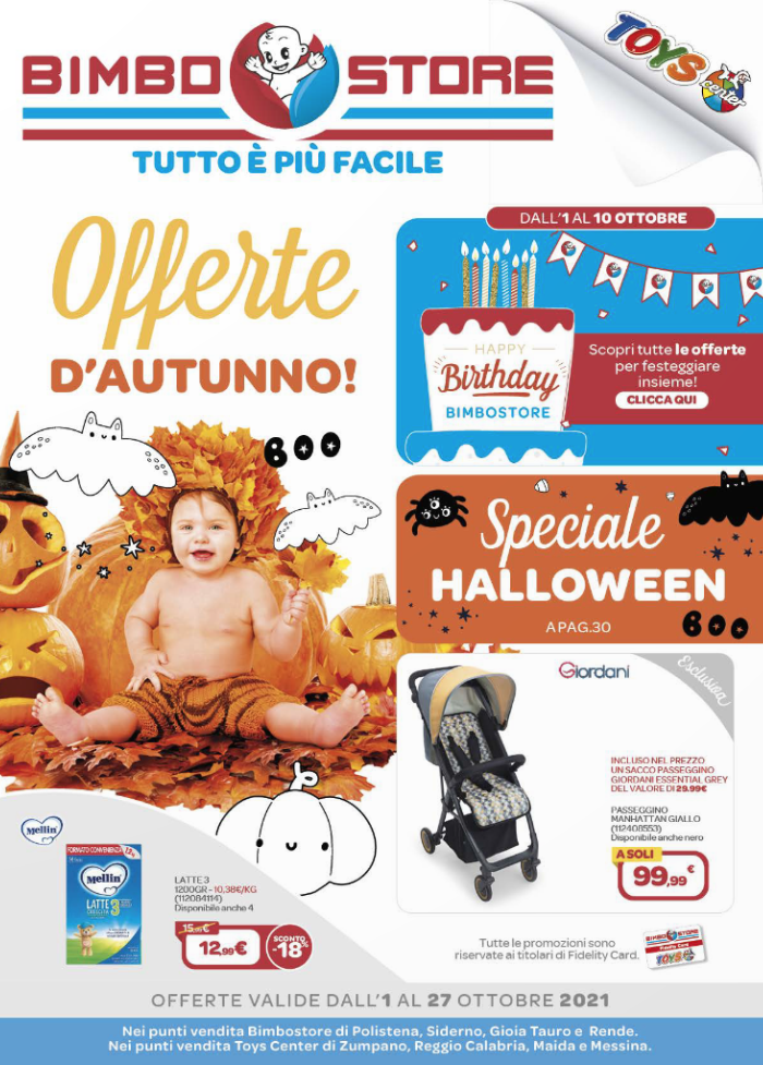 BIMBOSTORE: OFFERTE D'AUTUNNO