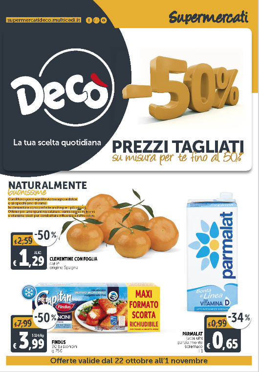 Decò Prezzi Tagliati -50%