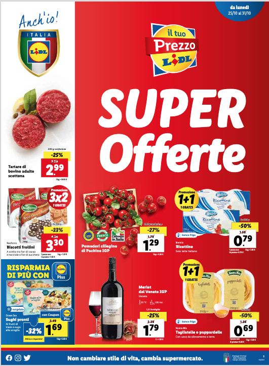 LIDL VOLANTINO SUPER OFFERTE
