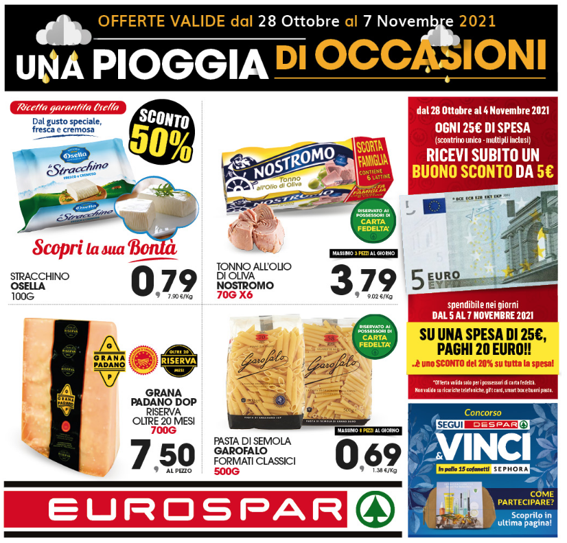 Nuove Offerte Eurospar Una Pioggia di Occasioni