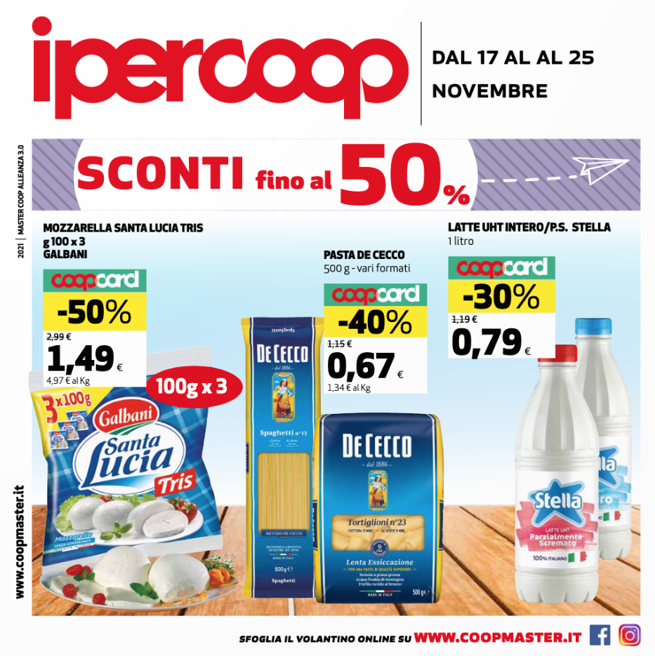 IPERCOOP SCONTI FINO al 50%