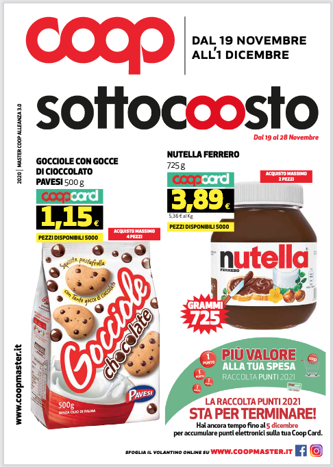 Volantino COOP Sottocosto