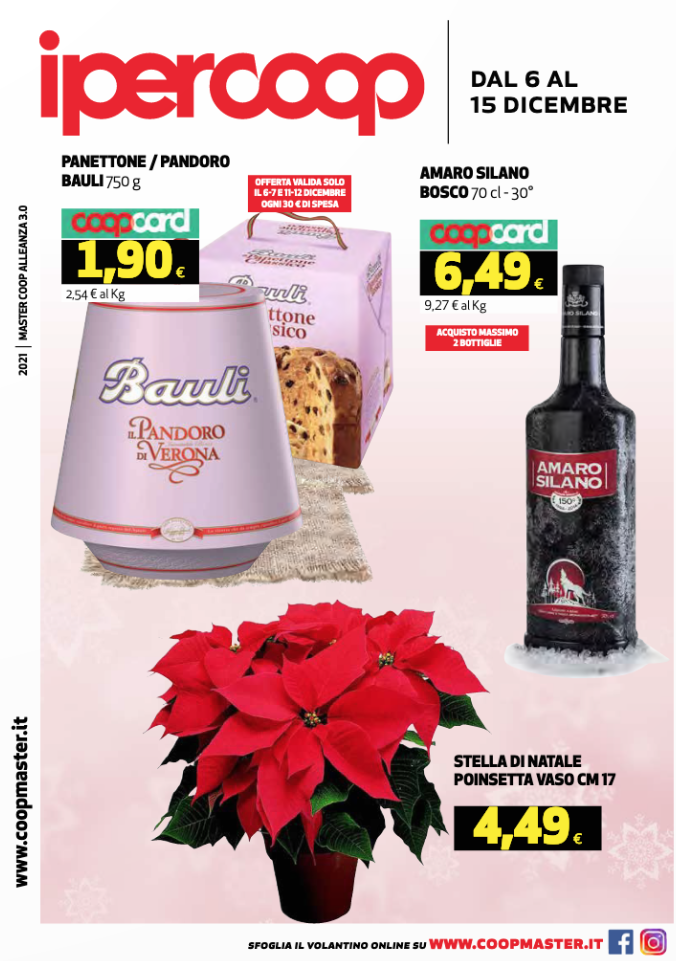 Nuovo Volantino ipercoop fino al 15 Dicembre 