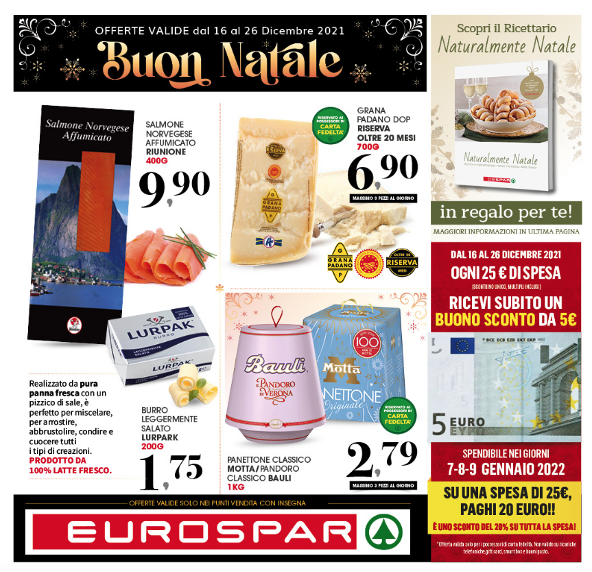 Eurospar Volantino Buon Natale