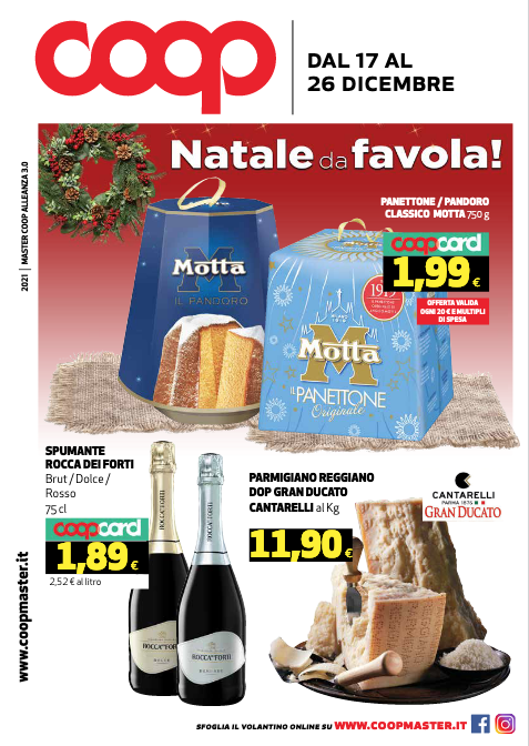 Nuovo Volantino COOP Natale da Favola!!