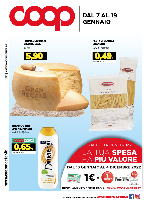 Volantino COOP fino al 19 Gennaio